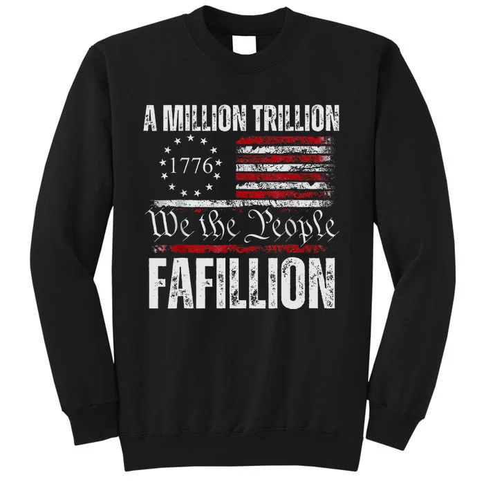 Funny A Million Trillion Fafillion Anti Biden Debate 2024 Sweatshirt