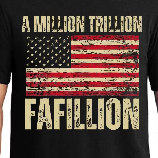 Funny A Million Trillion Fafillion Anti Biden Debate 2024 Pajama Set