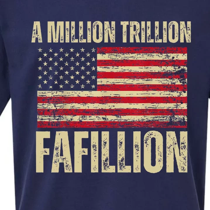 Funny A Million Trillion Fafillion Anti Biden Debate 2024 Sueded Cloud Jersey T-Shirt