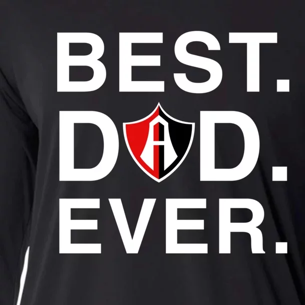 FC Atlas Mexico Best Dad Ever Football Club Orgullo Mexicano Cooling Performance Long Sleeve Crew