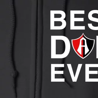 FC Atlas Mexico Best Dad Ever Football Club Orgullo Mexicano Full Zip Hoodie