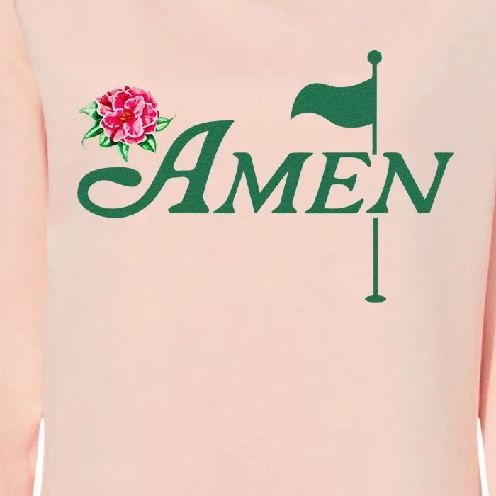 Funny Amen Master Golf Azalea Tournament Pink Golfing Girl Flower Womens California Wash Sweatshirt