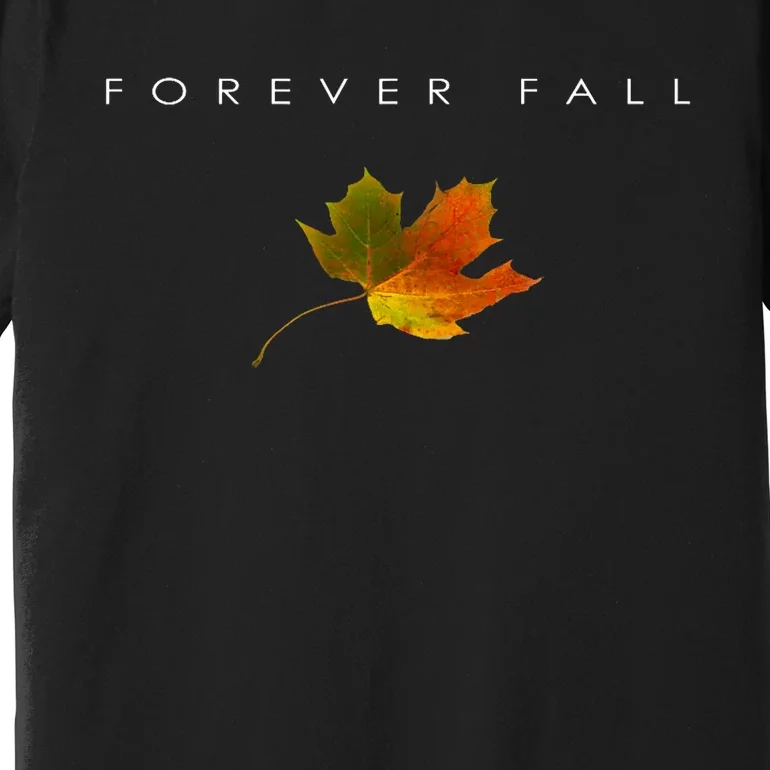 Fall Autumn Minimalist Fall Themed Stylish Premium T-Shirt