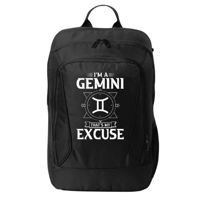 Funny Astrology May June Birthday Gifts Gemini Zodiac Sign City Backpack