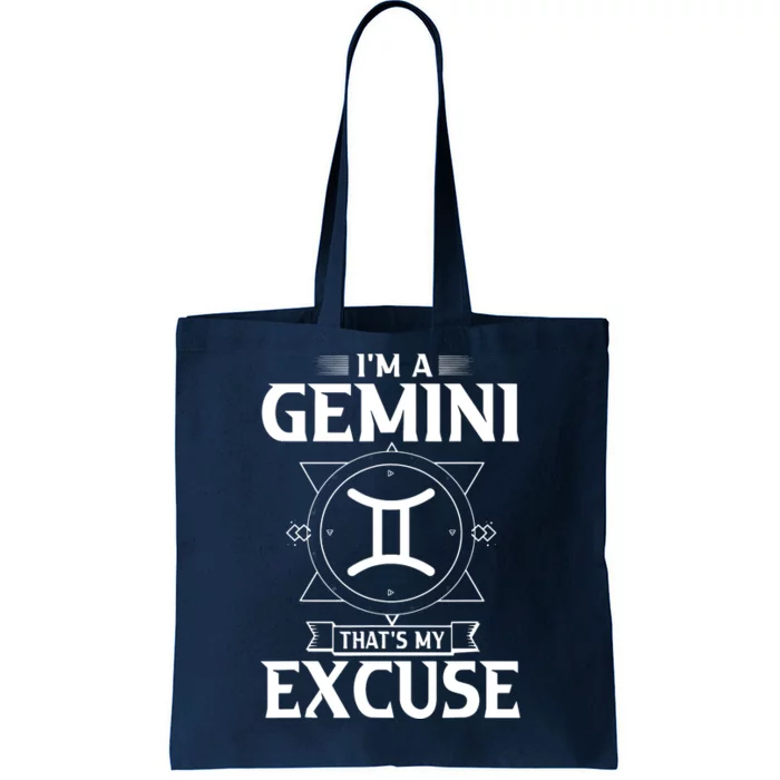 Funny Astrology May June Birthday Gifts Gemini Zodiac Sign Tote Bag