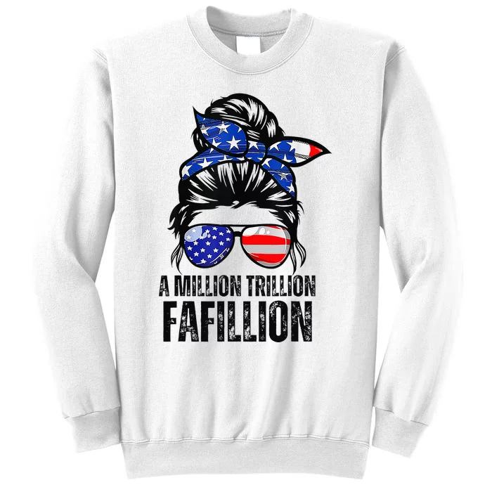 Funny A Million Trillion Fafillion Anti Biden Debate 2024 Sweatshirt