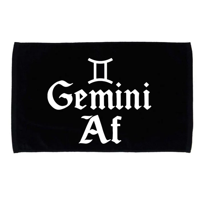 Funny Astrology May Or June Birthday Zodiac Sign Gemini Af Microfiber Hand Towel