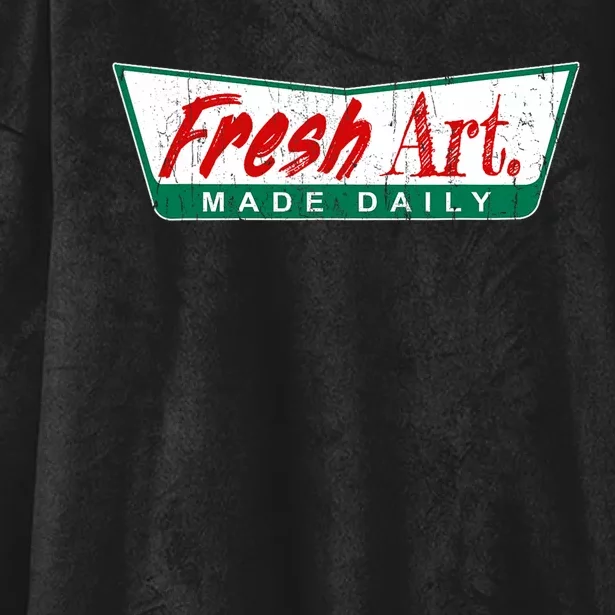 Fresh Art Made Daily! Hooded Wearable Blanket