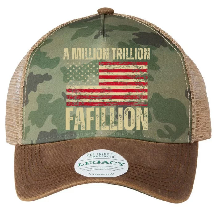 Funny A Million Trillion Fafillion Anti Biden Debate 2024 Legacy Tie Dye Trucker Hat