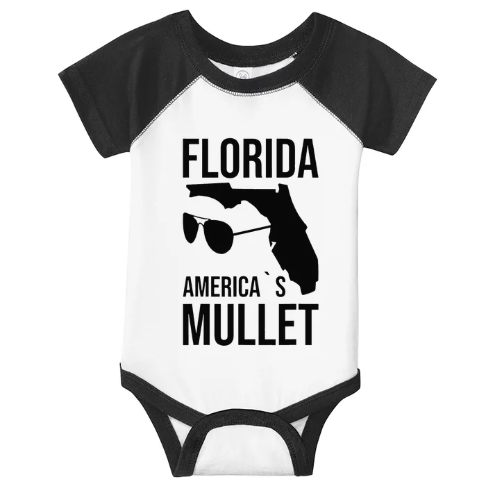 Florida America´s Mullet West Coast Infant Baby Jersey Bodysuit