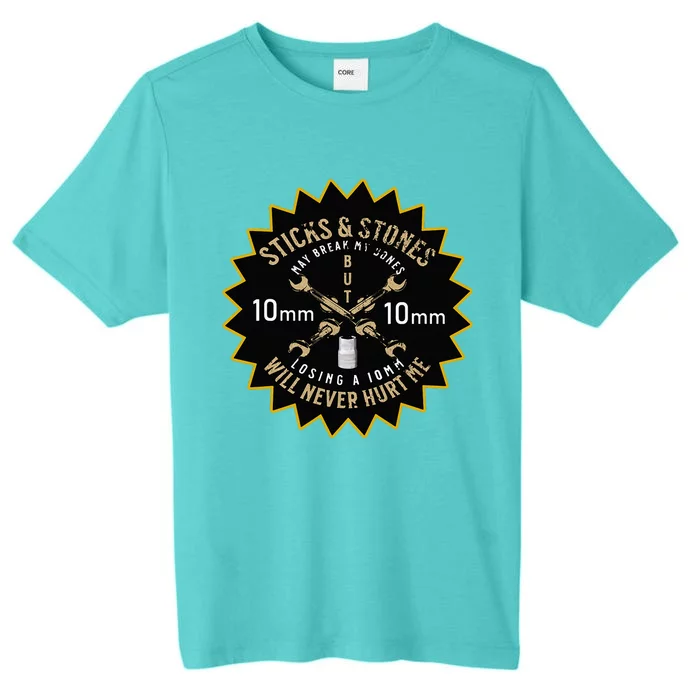 Funny Auto Mechanics The Missing 10mm Tools Auto Mechanic ChromaSoft Performance T-Shirt