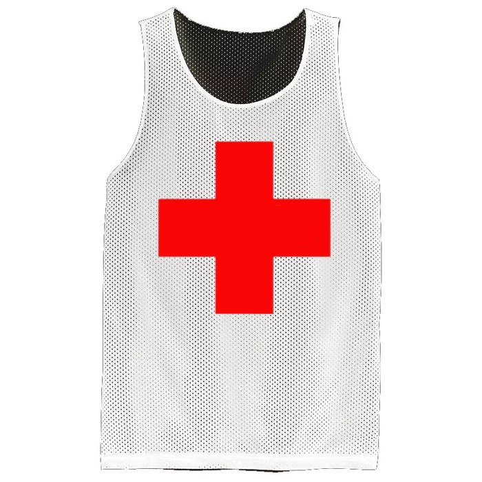 First Aid Medic EMT Medical Nurse Paramedic Essential Mesh Reversible Basketball Jersey Tank