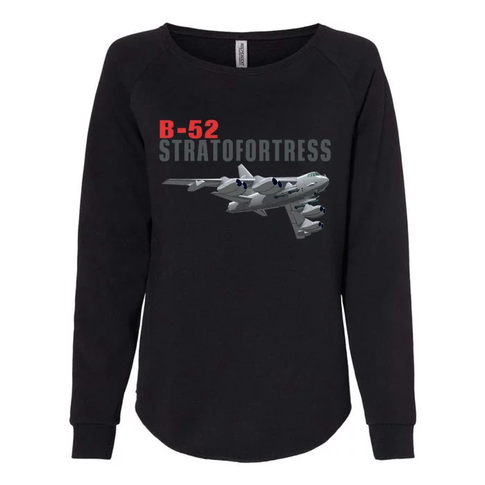 Fun American Military Aviation B52 Stratofortress Bomber Meaningful Gift Womens California Wash Sweatshirt