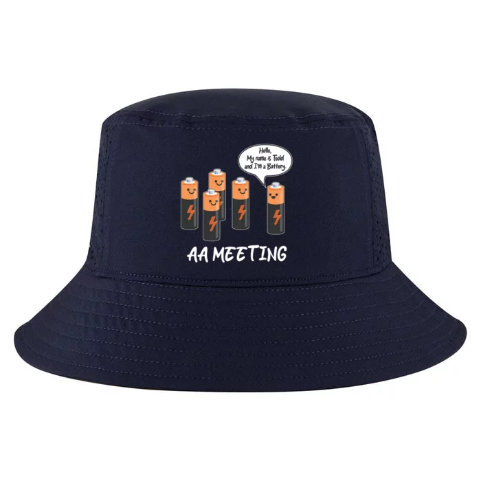 Funny AA Meeting AA Batteries Cool Comfort Performance Bucket Hat