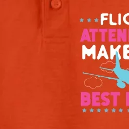 Flight Attendants Make The Best Moms Plane Cool Gift Dry Zone Grid Performance Polo