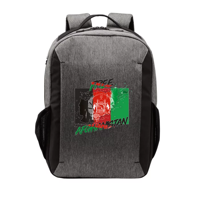 Free Afghanistan Map Distressed Flag Vector Backpack