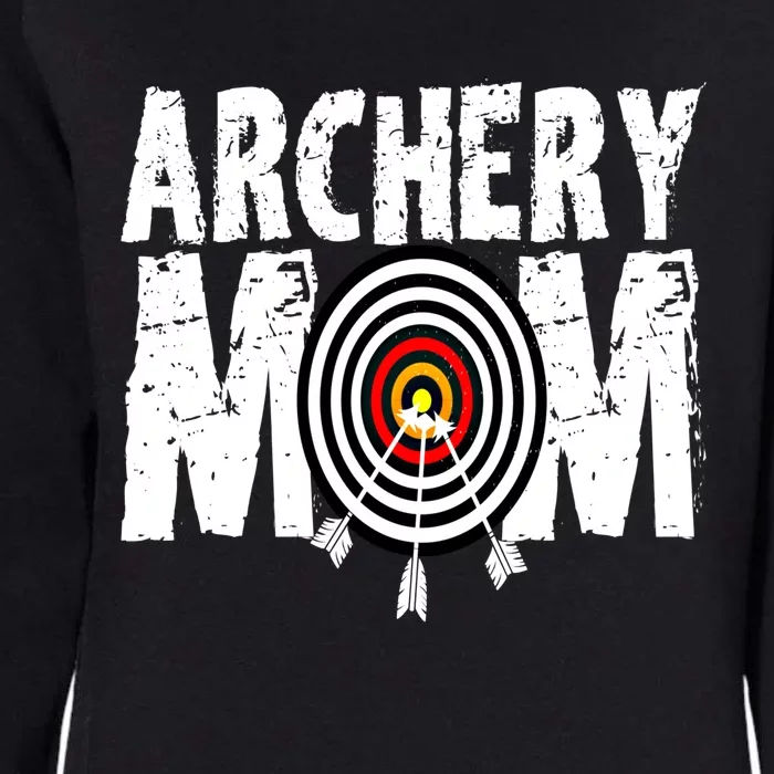 Funny Archery Mom Archery Shooter Bow Hunter Great Gift Womens California Wash Sweatshirt