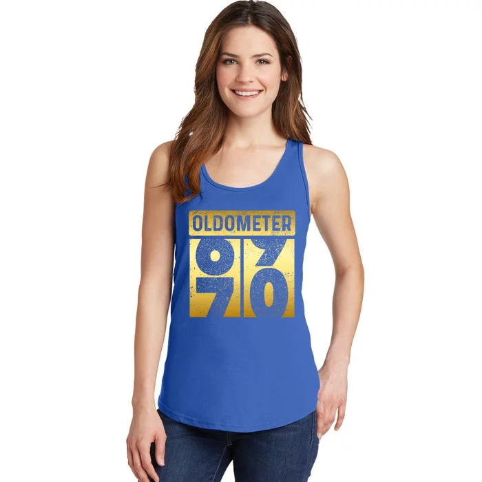 Funny Auto Mechanic Birthday 70th Turning 70 Golden Odometer Great Gift Ladies Essential Tank