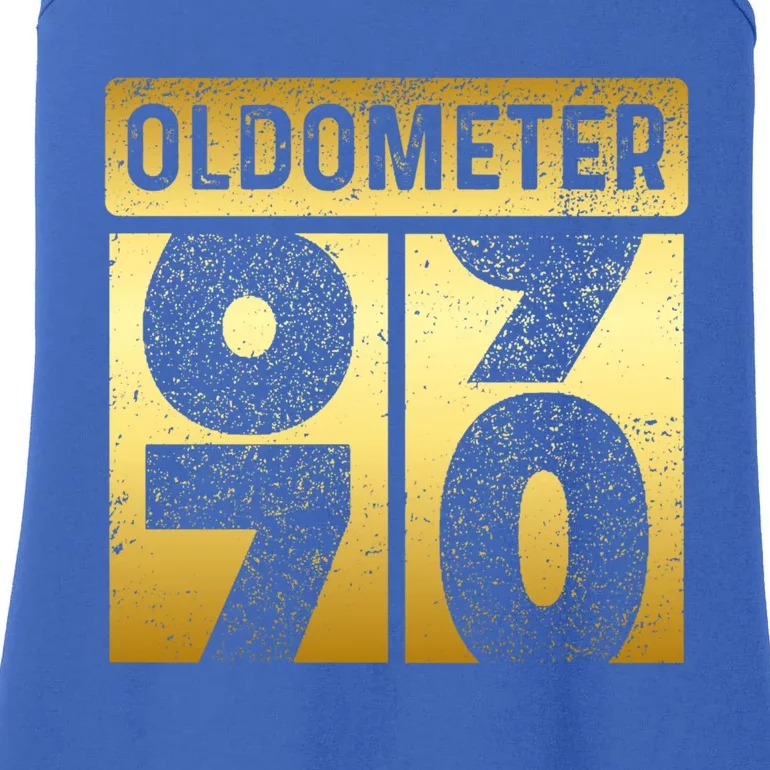 Funny Auto Mechanic Birthday 70th Turning 70 Golden Odometer Great Gift Ladies Essential Tank