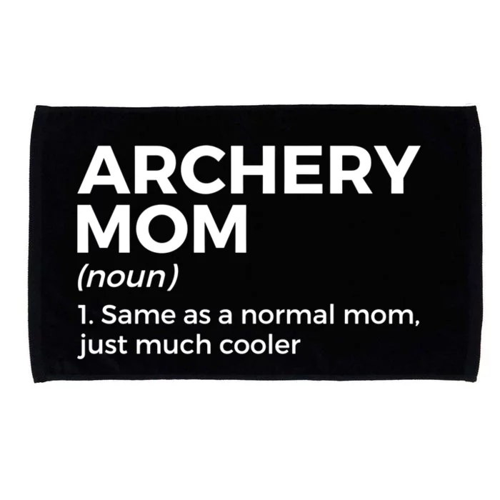 Funny Archery Mom Definition Gift Microfiber Hand Towel