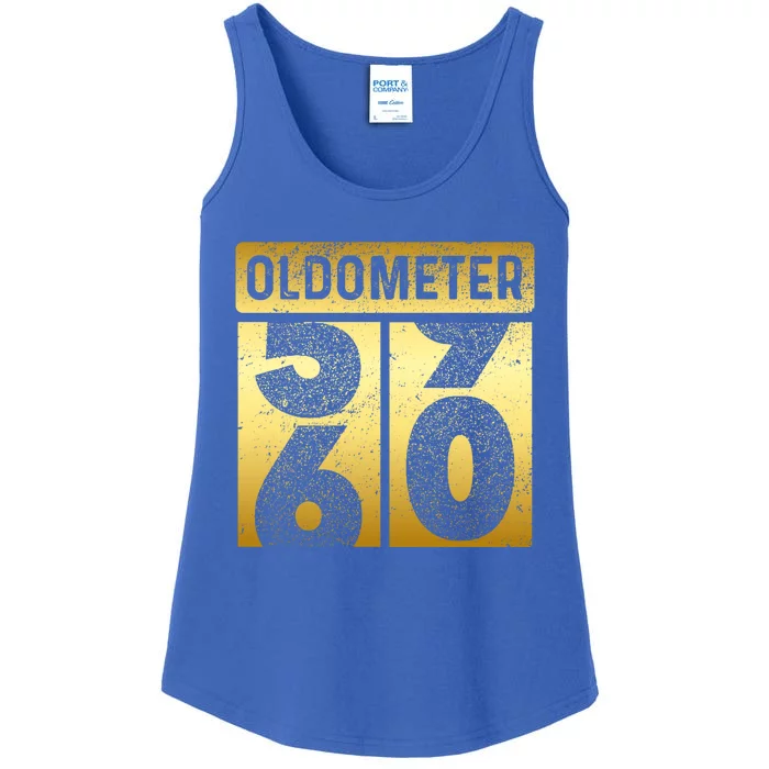 Funny Auto Mechanic Birthday 60th Turning 60 Golden Odometer Gift Ladies Essential Tank