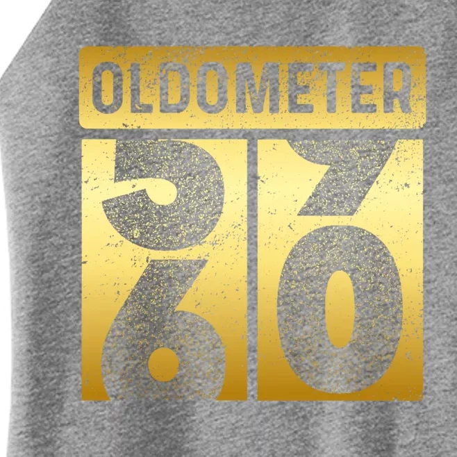 Funny Auto Mechanic Birthday 60th Turning 60 Golden Odometer Gift Women’s Perfect Tri Rocker Tank