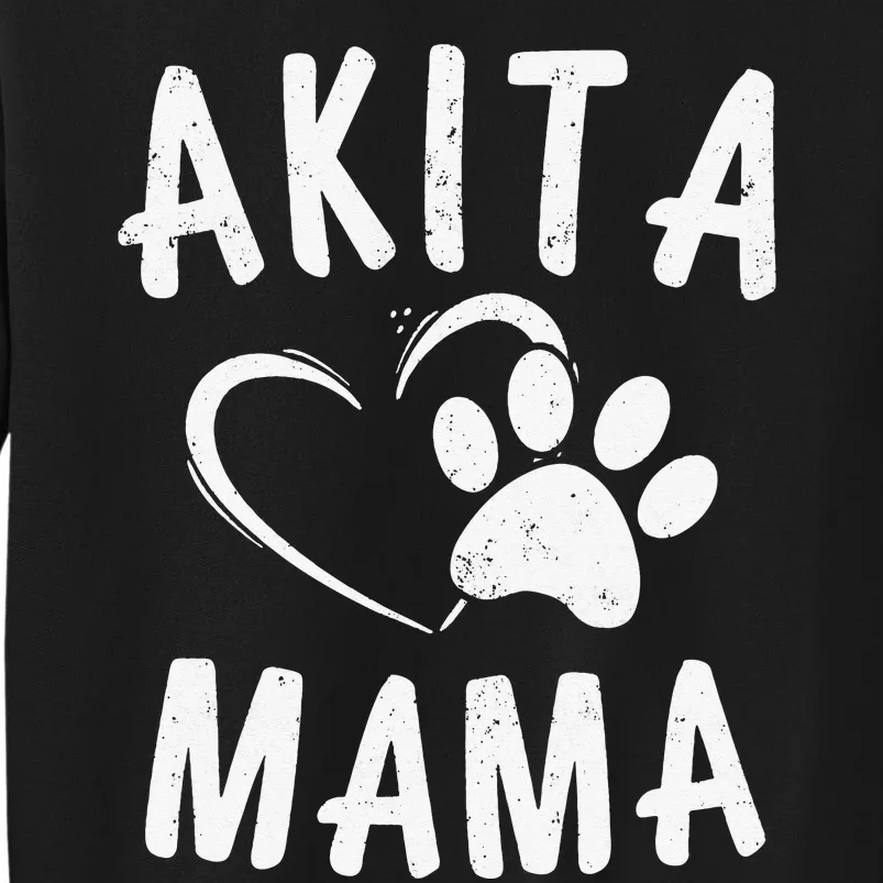 Fun Akita Mama Gift Pet Lover Apparel Dog Akita Mom Sweatshirt