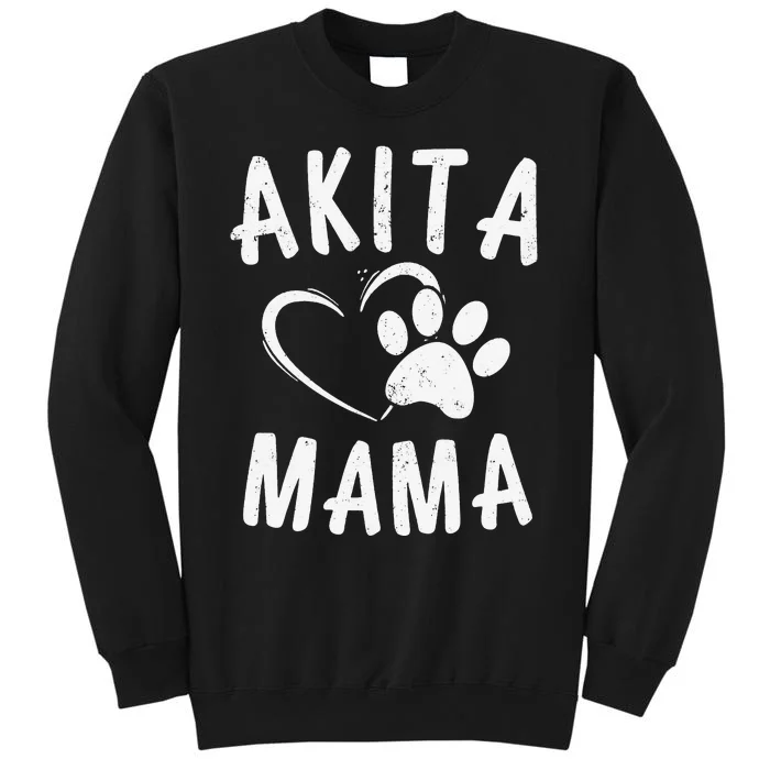 Fun Akita Mama Gift Pet Lover Apparel Dog Akita Mom Sweatshirt