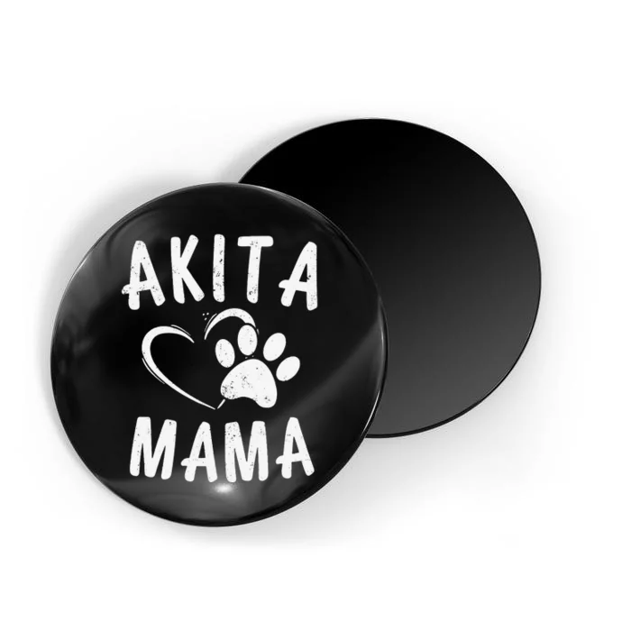 Fun Akita Mama Gift Pet Lover Apparel Dog Akita Mom Magnet