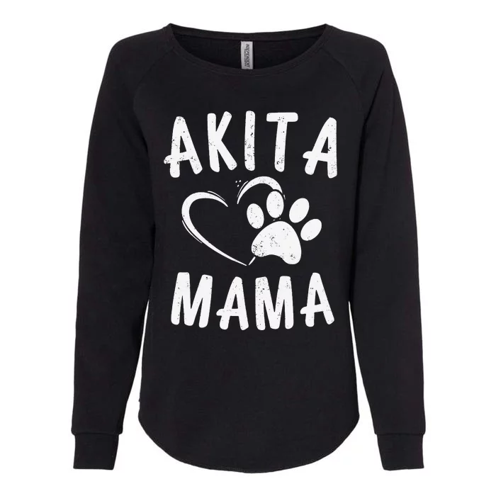 Fun Akita Mama Gift Pet Lover Apparel Dog Akita Mom Womens California Wash Sweatshirt