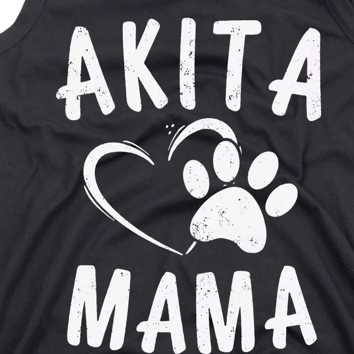 Fun Akita Mama Gift Pet Lover Apparel Dog Akita Mom Tank Top