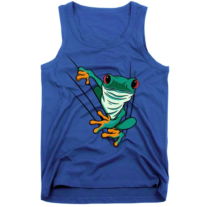 Frog Animal Motif Animal Print Frog Tank Top