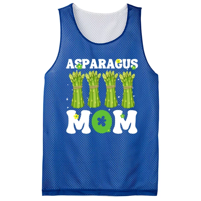 Funny Asparagus Mom Fruit Vegetable Mothers' Day Gardener Funny Gift Mesh Reversible Basketball Jersey Tank