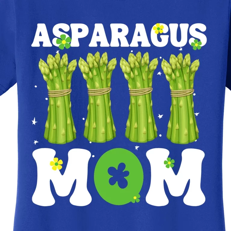 Funny Asparagus Mom Fruit Vegetable Mothers' Day Gardener Funny Gift Women's T-Shirt