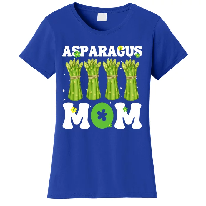 Funny Asparagus Mom Fruit Vegetable Mothers' Day Gardener Funny Gift Women's T-Shirt