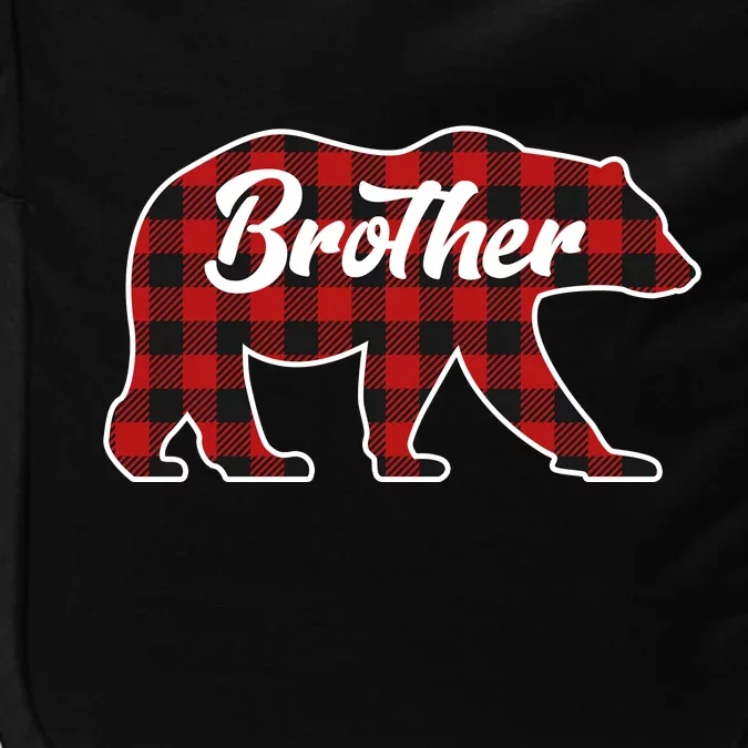 Family Christmas Matching Plaid Brother Bear Impact Tech Backpack