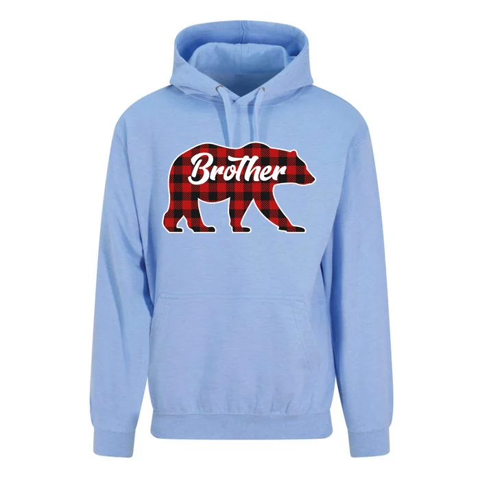 Family Christmas Matching Plaid Brother Bear Unisex Surf Hoodie