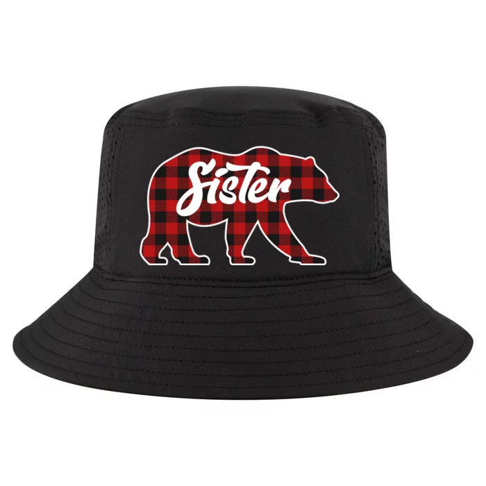 Family Christmas Matching Plaid Sister Bear Cool Comfort Performance Bucket Hat