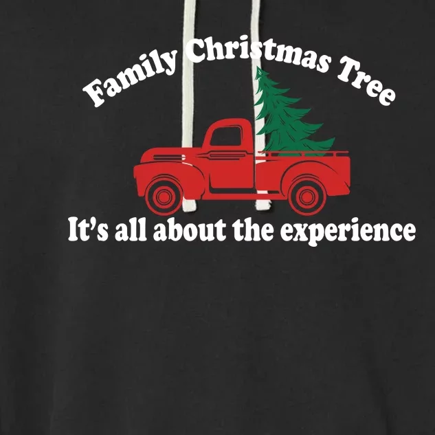 Family Christmas Tree Garment-Dyed Fleece Hoodie