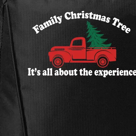 Family Christmas Tree City Backpack