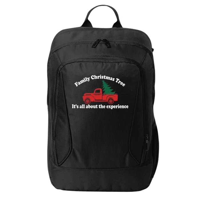 Family Christmas Tree City Backpack