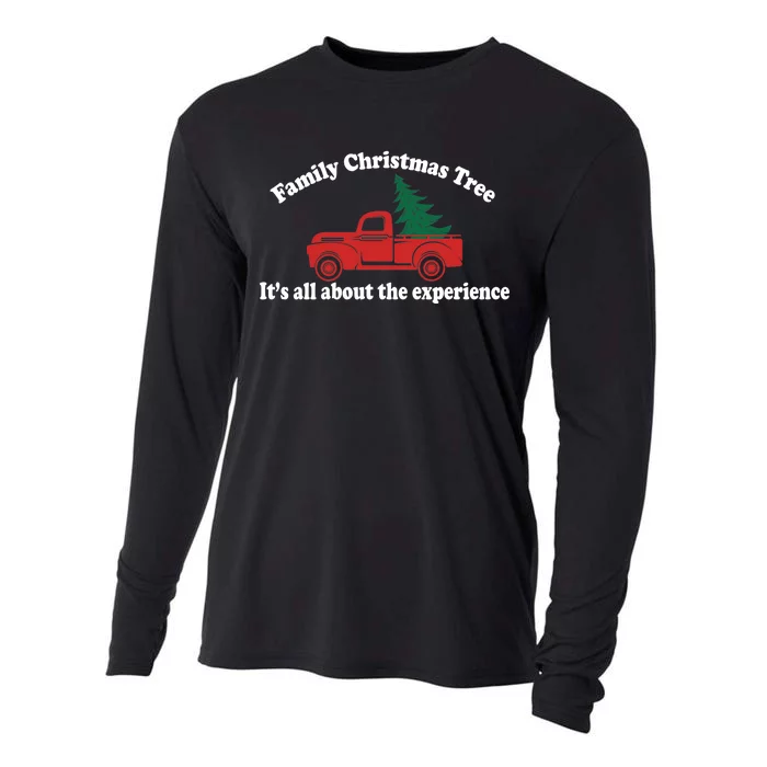 Family Christmas Tree Cooling Performance Long Sleeve Crew