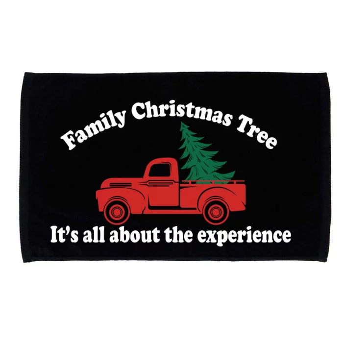 Family Christmas Tree Microfiber Hand Towel