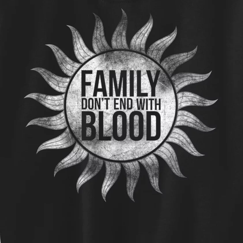 Family Don't End With Blood Kids Sweatshirt