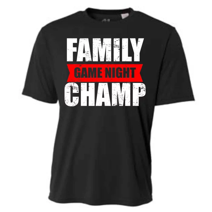 Family Game Night Champ Cooling Performance Crew T-Shirt