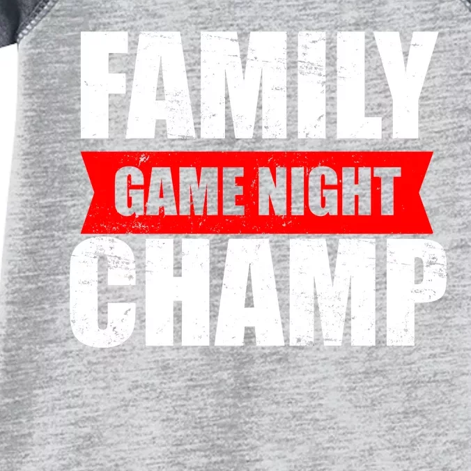 Family Game Night Champ Infant Baby Jersey Bodysuit