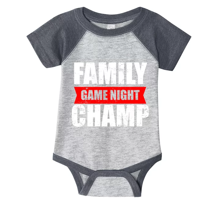 Family Game Night Champ Infant Baby Jersey Bodysuit