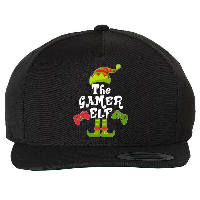 Family Matching Christmas The Gamer Elf Wool Snapback Cap