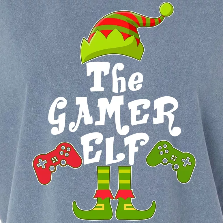 Family Matching Christmas The Gamer Elf Garment-Dyed Women's Muscle Tee