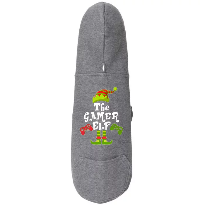 Family Matching Christmas The Gamer Elf Doggie 3-End Fleece Hoodie